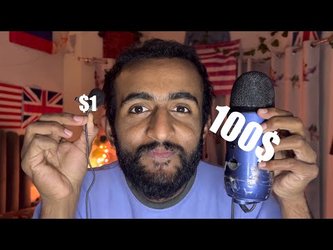 ASMR 1$ Microphone Vs 100$ Microphone Cleaning !