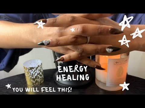 5 Minute Healing | Reiki Master Energy | ASMR Tingles | Full Face April