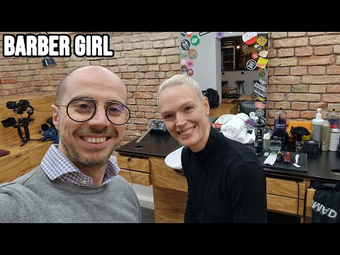 💈 Barber Girl | Full Shave with Massage at  @nomadbarber  | BINAURAL ASMR