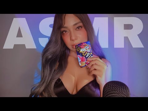 ASMR EXPERIMENTANDO PIRULITO que EXPLODE na BOCA 😝 MOUTH SOUNDS, SUCKING LOLLIPOP 🍭