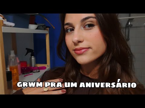 ASMR MAQUIAGEM PRA SAIR✨️