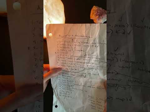 Backpacking List, Checklist of Items #asmr