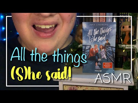 ASMR All the things (S)he said Book Review! 🗣️📖 (Deutsch/German)