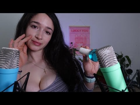ASMR Ear-To-Ear Triggers For Deep Relaxation (Water Sounds, TK-TK, SK-SK, CHK-CHK...)