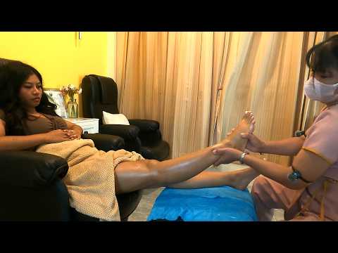 ASMR: EXOTIC Jungle Foot And Leg Massage – Deep in Northern Thailand #asmrmassage #asmr #legmassage