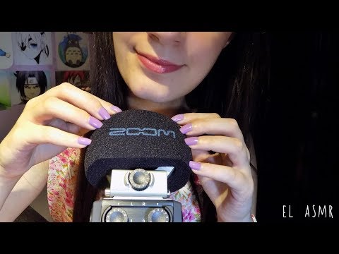 ASMR Mic Scratching, Tapping, Brushing *zoom h6* [No Talking]