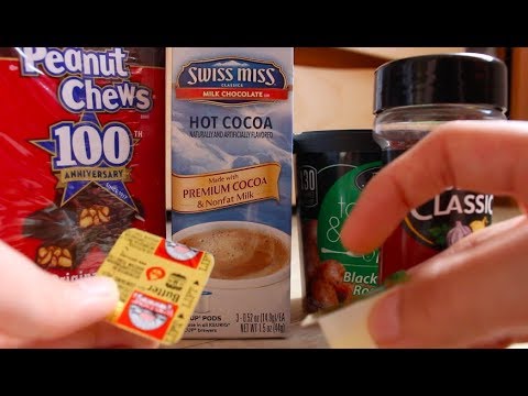 ASMR Fast Tapping, Scratching, Lids Sounds, & Shaking (FOOD EDITION)