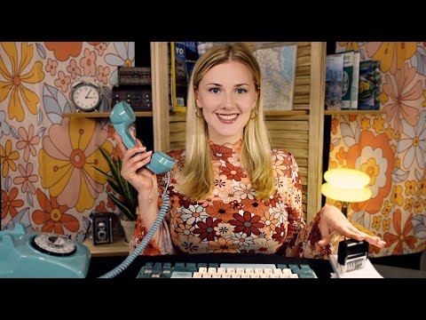 Retro Hotel Check-in ASMR ☎️🛎️