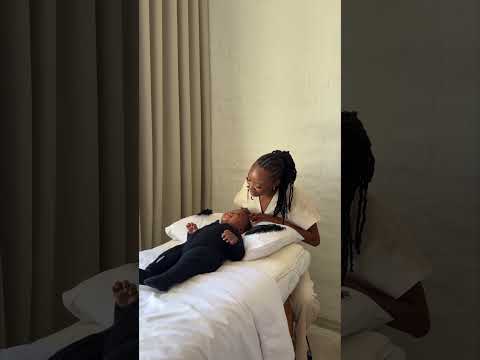 ASMR on my nephew in my ASMR spa 🤍 #lindosasmr #asmr #tingles #asmrsouthafrica #asmrvideo