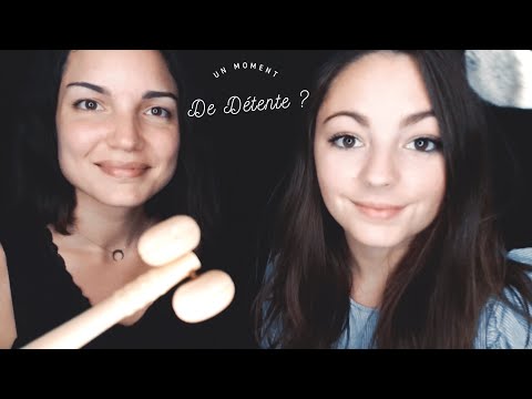 ASMR FRANCAIS ♡ Soin du Visage et du Cuir Chevelu  (Part. 2 Ft. Sandra Relaxation ASMR)♡