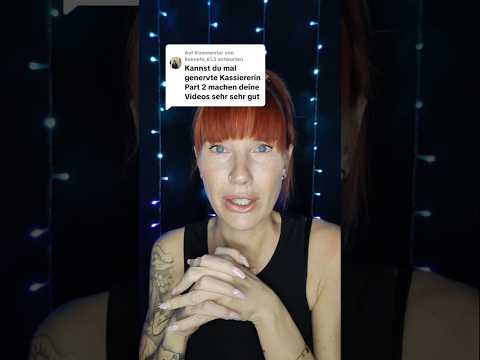 ASMR - Genervte Kassiererin #asmr #asmrshorts #asmrdeutsch