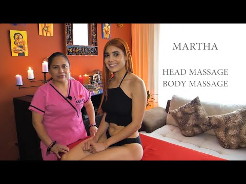 MARTHA ❤ PANGOL& VICTORIA -  ASMR SUPER RELAXING HEAD MASSAGE FOR SLEEP,  SHOULDER, BELLY, BACK