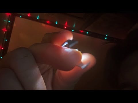[LOFI ASMR] Up Close Plucking | Lens Tapping, Light Triggers | Visual ASMR Triggers