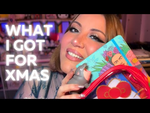 ASMR 🎁 What I got for Xmas (soft tapping)