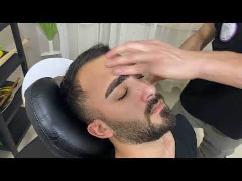ASMR Deep Face, Arm & Hand Massage on a Chair (Instant Calm)