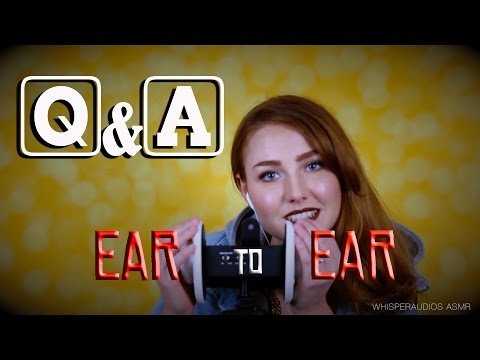 ASMR - Q&A Binaural Ear to Ear Whisper - Winner of "3Dio Testing" Competition