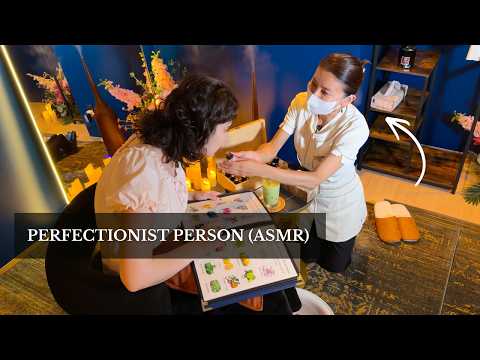 ASMR SHE IS THE MOST PERFECTIONIST FACIAList (everything has to be perfect...)