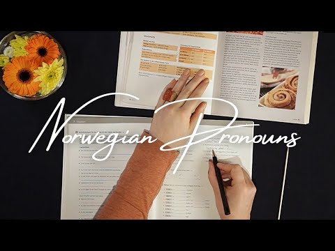 ASMR quiet and relaxing Norwegian Grammar practice (soft spoken)