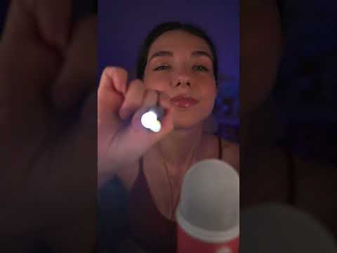 ASMR Chequeo del sueño MUY rápido 🩺💊  #asmr #relax #shorts