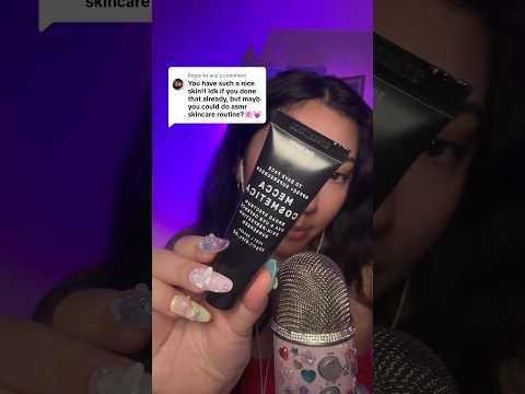 Skincare #asmr ! I filmed this last year but the routine is the same