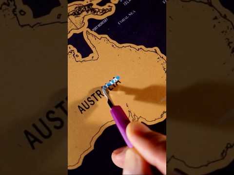 Scratch off map