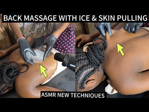 🦋ASMR 🦋Vigorous Back Massage & Ice Skin Pulling for Ultimate Tingles and Sleep