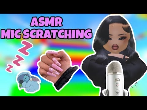 Roblox ASMR ☆ MIC SCRATCHING, Tingly Taps, NO TALKING 𝜗𝜚 ‧₊˚ ⊹