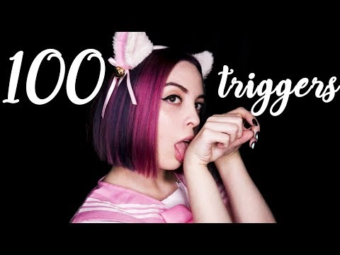 100 ТРИГГЕРОВ ЗА 4 МИНУТЫ АСМР/ASMR 100 TRIGGERS IN 4 MINUTES