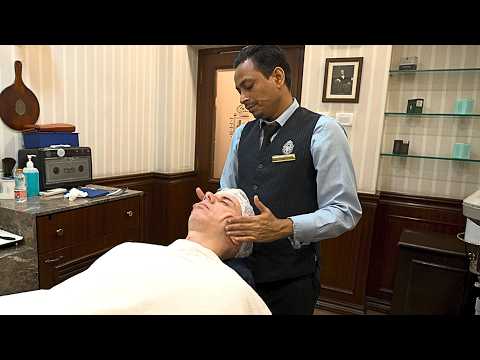 ASMR Royal Maraja Service 👑 Relaxing Vintage Indian Barbershop