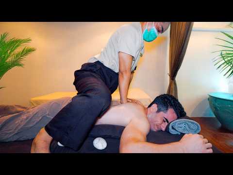 ASMR: Luxury AWARD Winning Spa 💆 Full Body Quartz Stone Oil Massage