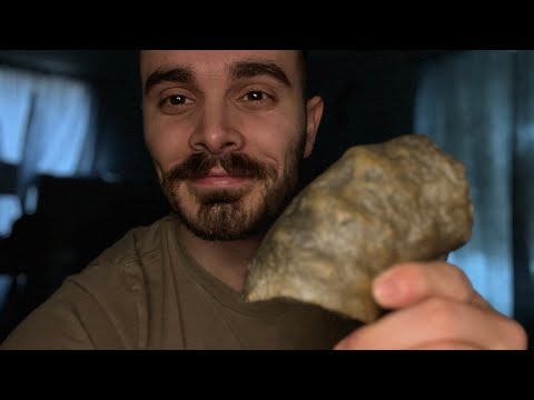 ASMR Tapping On Fossils and More