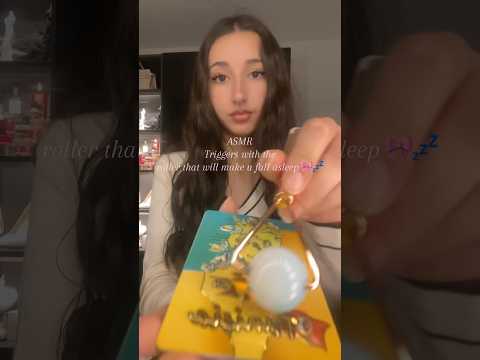 Asmr for sleep | triggers with roller #asmr #roller #tingles #sleep #relax #triggersforsleep #girly