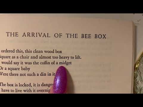 ASMR Reading Poetry Book: Ariel by Sylvia Plath (soft spoken)