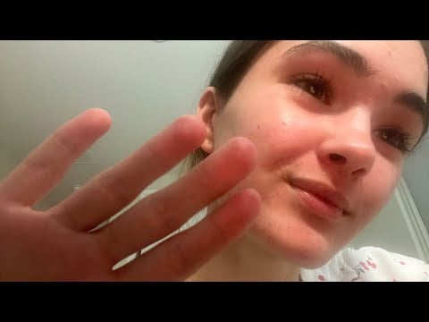 lofi ASMR putting you to sleep with positive affirmations and finger flutters 🌙 (no mic)