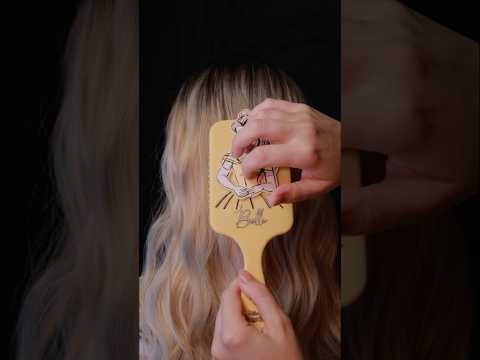 ASMR hair brushing with this cute brush😌 #asmrhairbrushing #hairbrushingasmr #hairasmr #asmrshorts