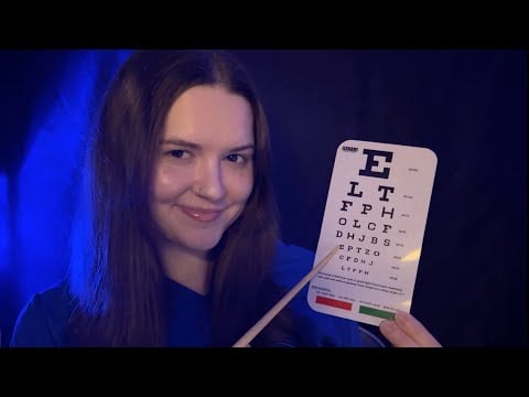 ASMR Eye Exam for Sleep 💫 🩺