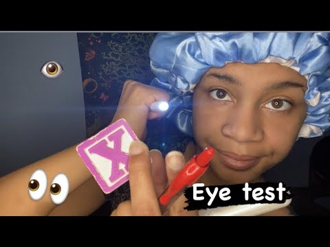 ASMR - Close up eye Examination (Rosio)