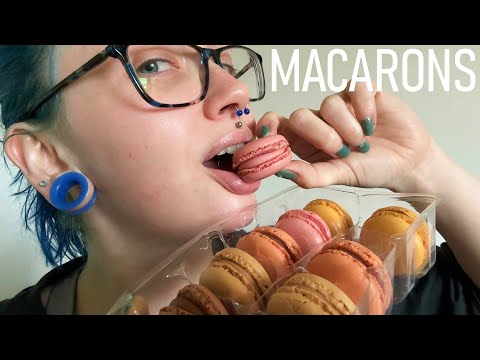 ASMR Eating Macarons (Lofi Eating Sounds)