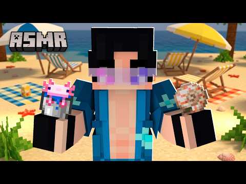 ASMR En la PLAYA En Minecraft!🏖️💤​| ASMR Roleplay en Español