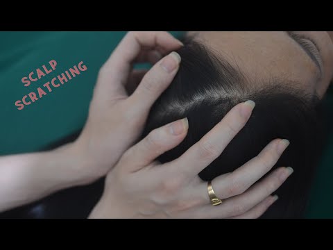 ASMR Intense Head Scratching, Real Person Hair Combing, Hair Parting No Talking For Relaxation