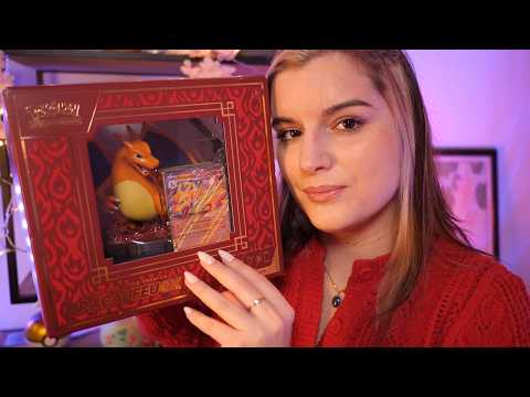 Ouverture coffret collector Pokémon Dracaufeu 🌙 (Boosters, figurine...)