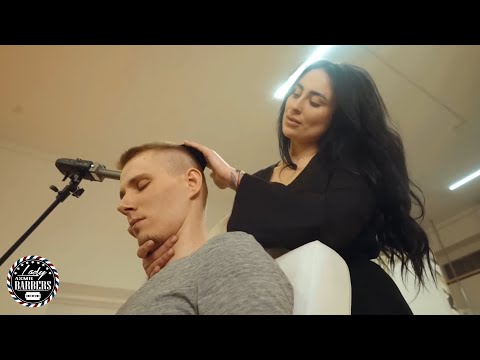 Soft Whisper ASMR Massage by Barber Lady Helen for Men