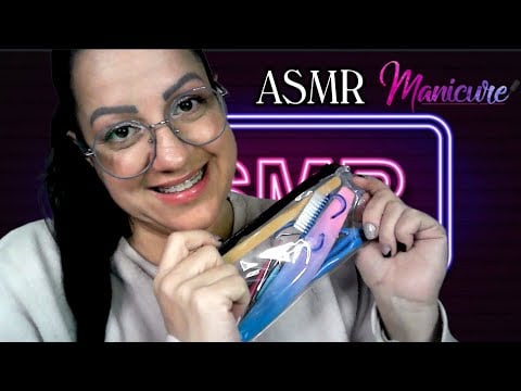 ASMR-ROLEPLAY MANICURE FAZ SUAS UNHAS #asmr #arrepios #sonsdeboca #relaxing
