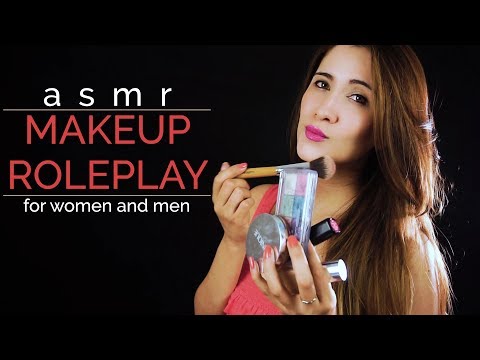 ROLEPLAY MAQUILLAJE para hombres y mujeres. Asmr Español