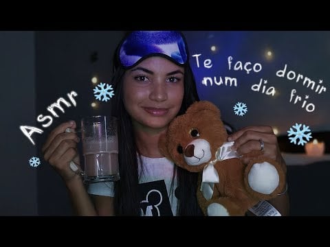ASMR cuidando de você num dia frio | Cuidado pessoal, voz suave e muito carinho