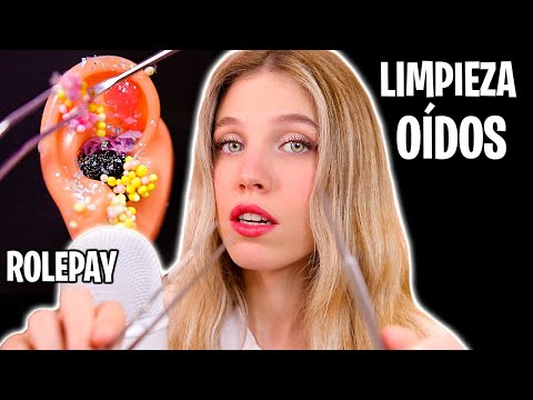 ASMR LIMPIEZA DE OÍDOS (ROLEPLAY EN ESPAÑOL) 👂🏻