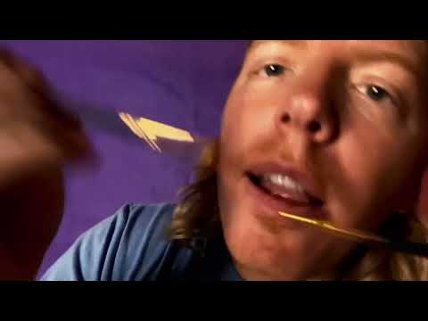 1 Minute ASMR - Spit Painting - Custom Video For Beck