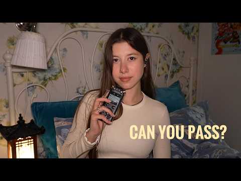 ASMR: I Test my English (not a native speaker)