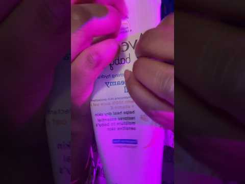 ASMR lotion bottle tapping and massaging sounds #asmr