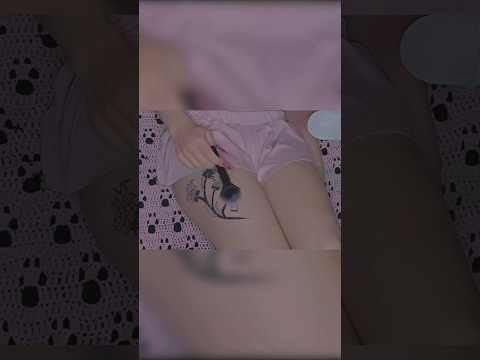 New ASMR video!!! #asmr #asmrbrushing #asmrskin